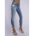 Spodnie jeans niebieskie