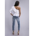 Spodnie jeans niebieskie