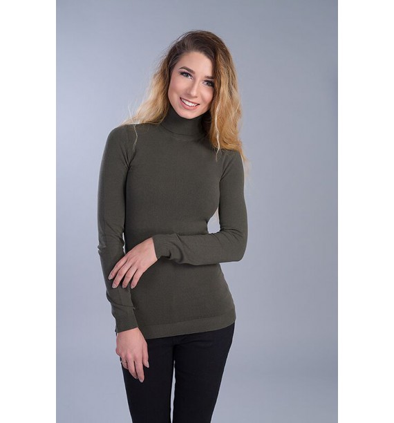 Golf damski dładki khaki