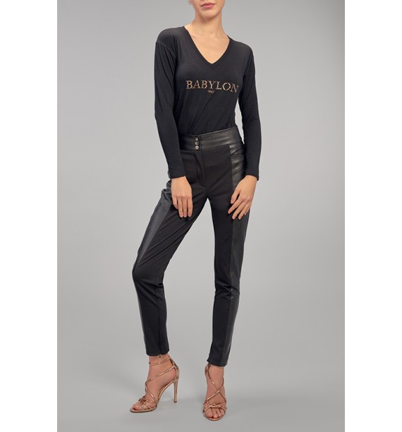 bluzka czarna basic