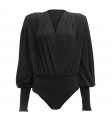 Body czarne  V- neck dekolt
